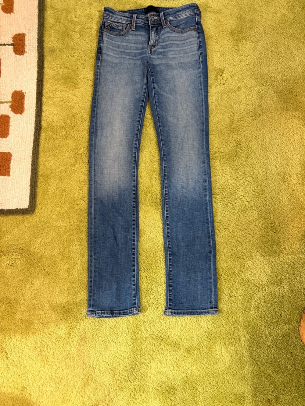 Buckle Boot Cut Jeans - Blue Wash